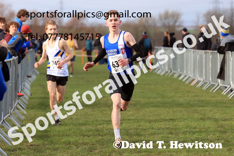 Mens Under-17s 2026 Northern Cross Country Champs., Pontefract Racecourse, Pontefract. Photo: David T. Hewitson/Sports for All Pics